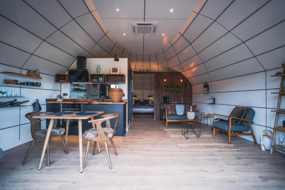 The Glebe Retreat - luxurious one bedroom glamping eco-lodge: Glebe ...